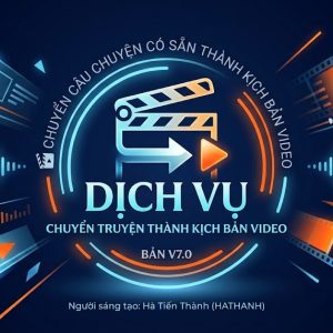 🎬CHUYỂN CÂU CHUYỆN CÓ SẴN THÀNH KỊCH BẢN VIDEO
